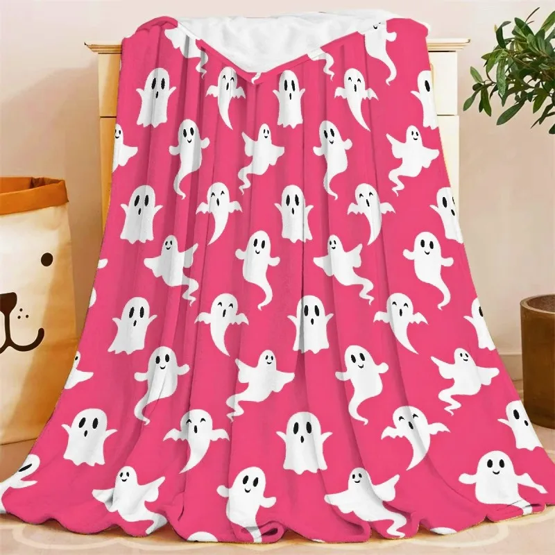 Halloween Blankets and Throws Viral Pink Ghost Blanket Haunted Halloween Throw Warm Plush Blankets for Bedroom Sofa Decoration
Halloween Blankets and Throws Viral Pink Ghost Blanket Haunted Halloween Throw Warm Plush Blankets for Bedroom Sofa Decoration