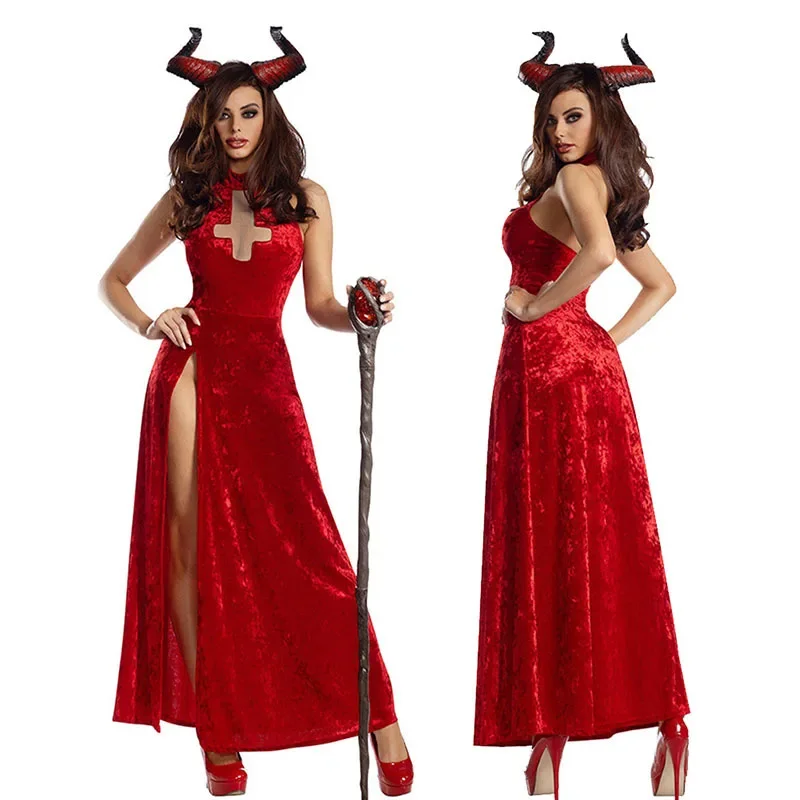 

Halloween Cosplay Witch Demon Fancy Masquerade Costume