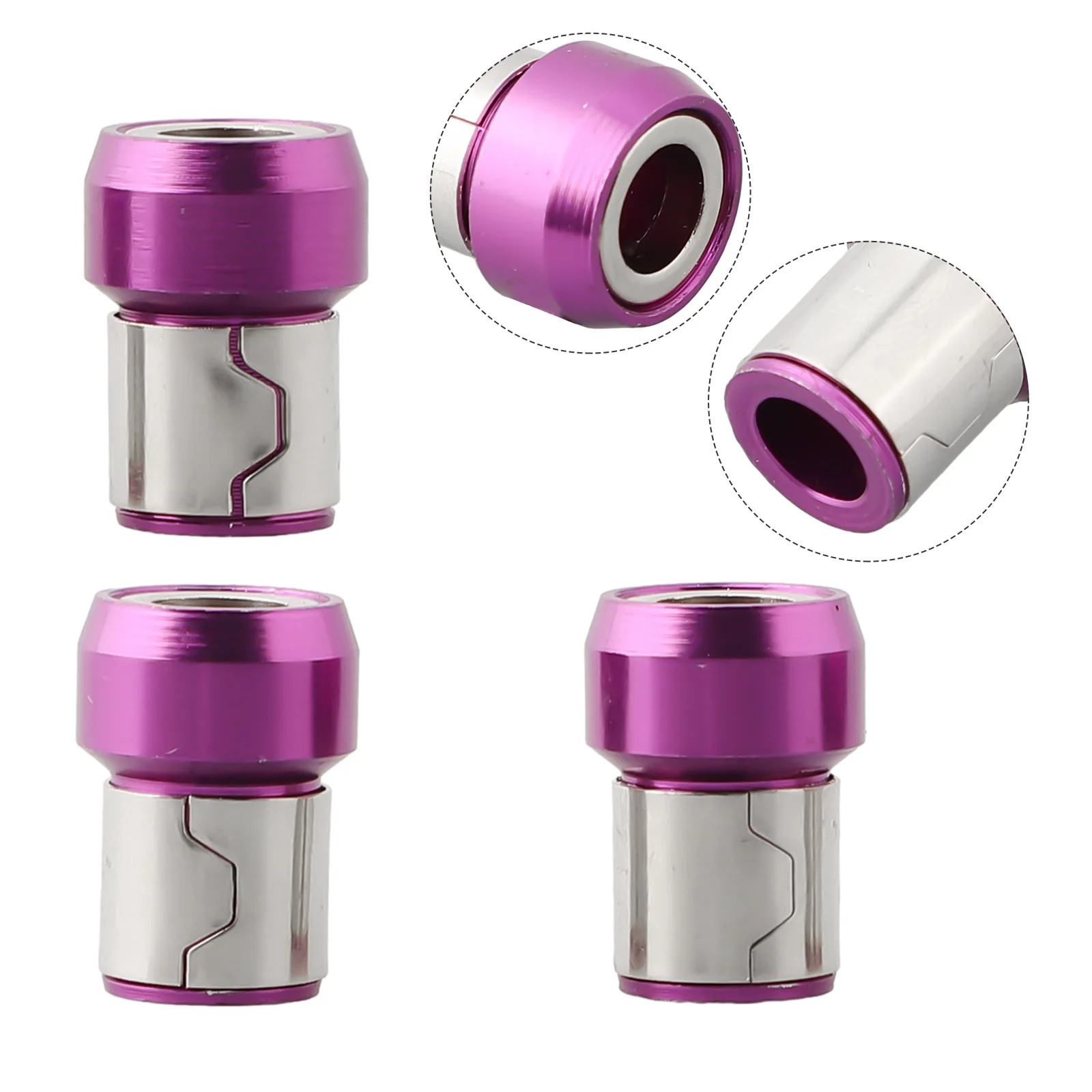 Purple Magnetic Screwdriver Bits Heads Magnetizer Magnetic Ring For 6.35mm Hex Anti-slip Positioning Strong Magnetic Coil Tools
Purple Magnetic Screwdriver Bits Heads Magnetizer Magnetic Ring For 6.35mm Hex Anti-slip Positioning Strong Magnetic Coil Tools