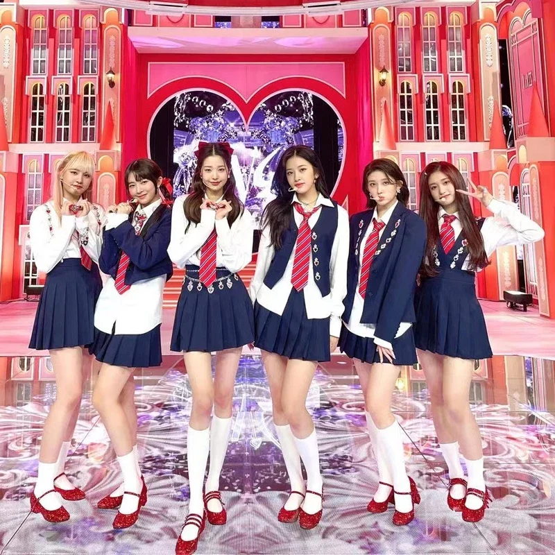 Пикантная белая рубашка Kpop для группового концерта, Приталенный жилет, свободные блейзеры, праздничное платье на бретельках для выступлений, плиссированная юбка, наряды для сцены
Пикантная белая рубашка Kpop для группового концерта, Приталенный жилет, свободные блейзеры, праздничное платье на бретельках для выступлений, плиссированная юбка, наряды для сцены