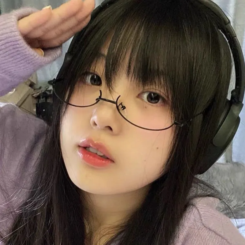 Y2K Metal Frame Glasses Summer Women Girls Black Half Frame Without Lens Eyewear Cosplay Party Decoration Fashion Accessories
Y2K Metal Frame Glasses Summer Women Girls Black Half Frame Without Lens Eyewear Cosplay Party Decoration Fashion Accessories