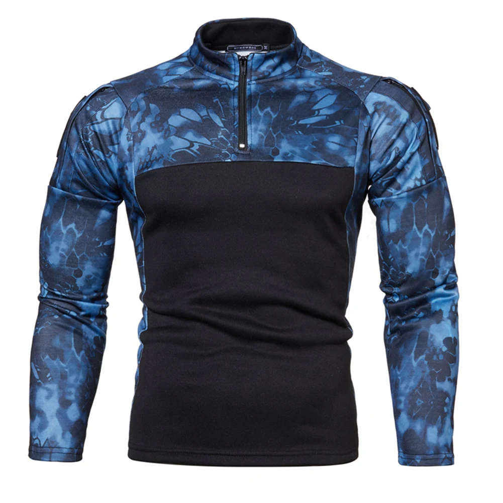 Fashion Hot Mens Pullover Top Athletic Blouse Bodybuilding Breathable Camouflage Fitness High Neck Long Sleeve
Fashion Hot Mens Pullover Top Athletic Blouse Bodybuilding Breathable Camouflage Fitness High Neck Long Sleeve