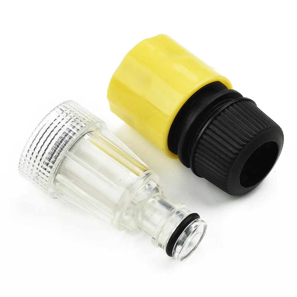 

Plastic Filter Hose-Tap Water Adaptor Connector Fitting For Car Pressure Garden Irrigation Connector Garden Watering System