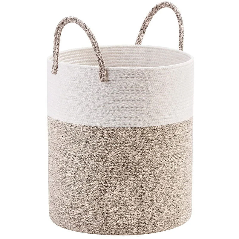 Woven Clothes Basket Knitted Wardrobe Storage Basket Clothes Basket Cotton Rope Foldable
Woven Clothes Basket Knitted Wardrobe Storage Basket Clothes Basket Cotton Rope Foldable