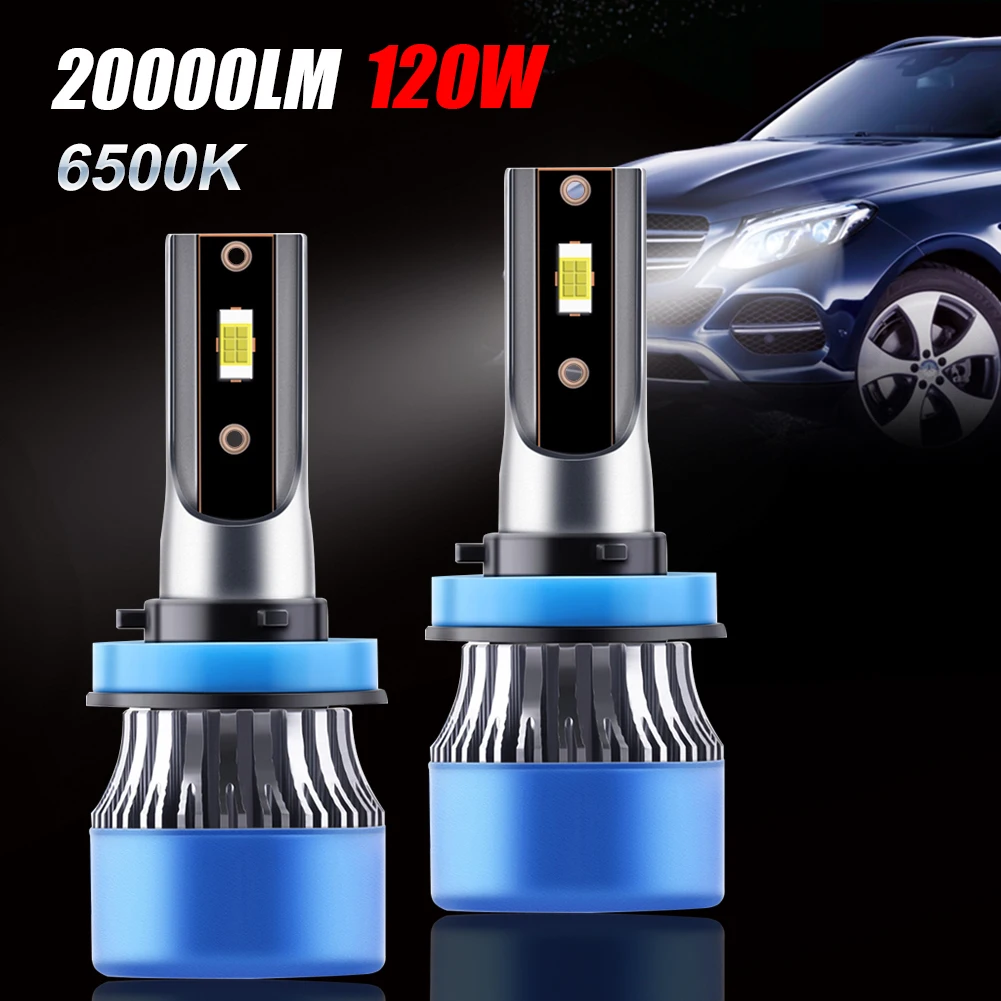H4 LED H7 Headlight 20000LM CSP Chip LED H1 H11 H8 H9 9005 HB3 9006 HB4 120W 5000K 6000K 6500K Lamp Bulb Turbo Fog Light 12V 24V
H4 LED H7 Headlight 20000LM CSP Chip LED H1 H11 H8 H9 9005 HB3 9006 HB4 120W 5000K 6000K 6500K Lamp Bulb Turbo Fog Light 12V 24V
