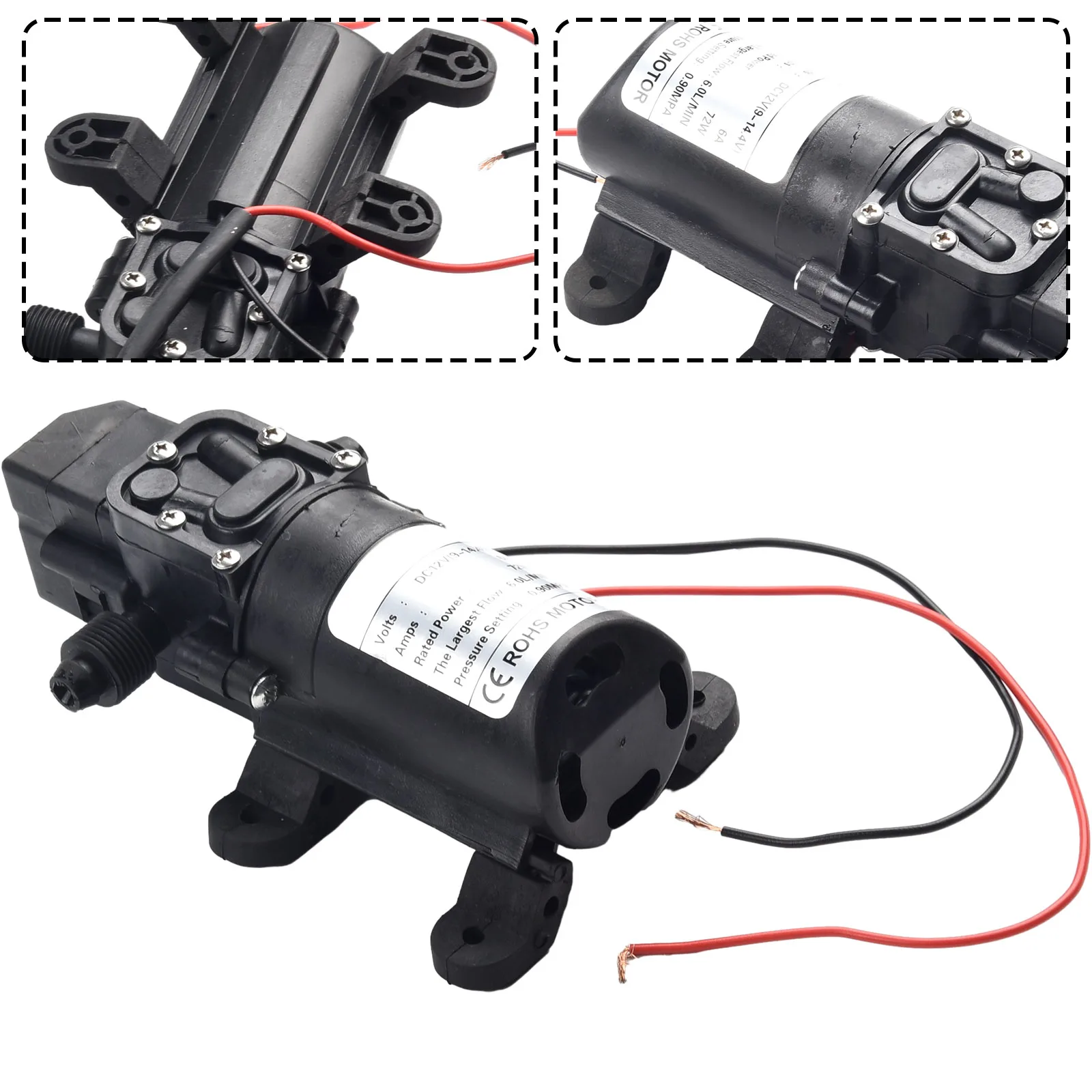 Self-priming Sprayer Water Pump High Pressure Pump Diaphragm Switch Sprayer Diaphragm Pump 12V Self Priming High Pressure
Self-priming Sprayer Water Pump High Pressure Pump Diaphragm Switch Sprayer Diaphragm Pump 12V Self Priming High Pressure