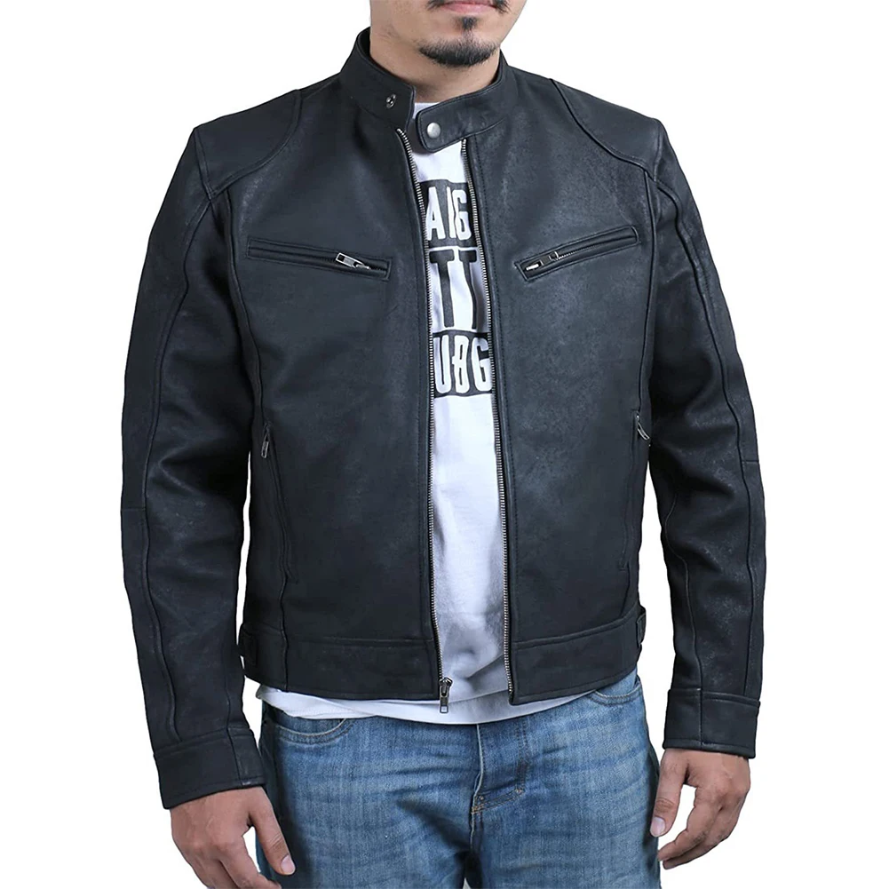 Retro Mens Faux Leather Rider Biker Jackets Slim Fit Outwear Coats Zip Moto Collared Wine Red Fall Winter
Retro Mens Faux Leather Rider Biker Jackets Slim Fit Outwear Coats Zip Moto Collared Wine Red Fall Winter