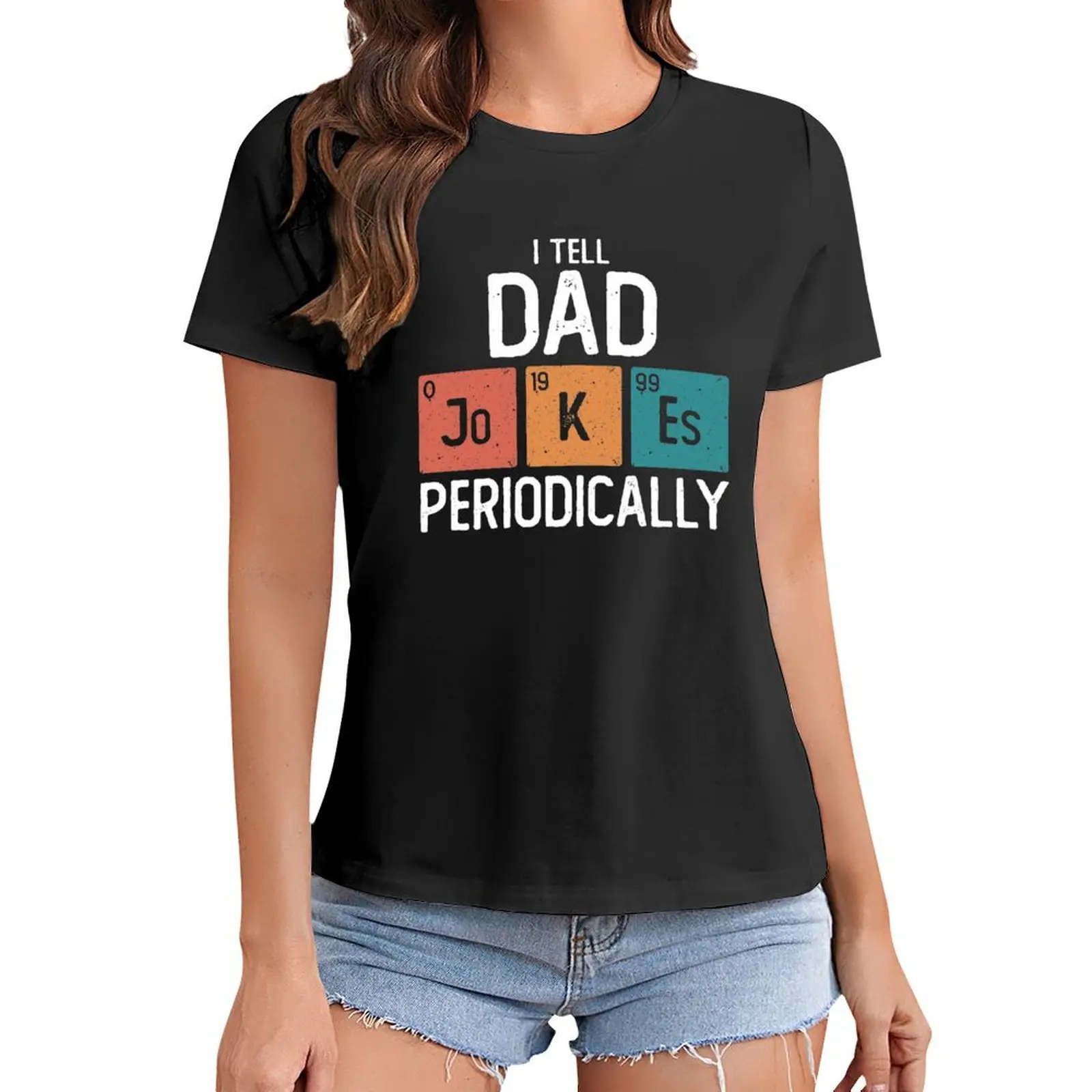 I Tell Dad Jokes Periodically Funny Father's Day Gift Science Pun Vintage Chemistry Periodical Table Chart T-Shirt
I Tell Dad Jokes Periodically Funny Father's Day Gift Science Pun Vintage Chemistry Periodical Table Chart T-Shirt