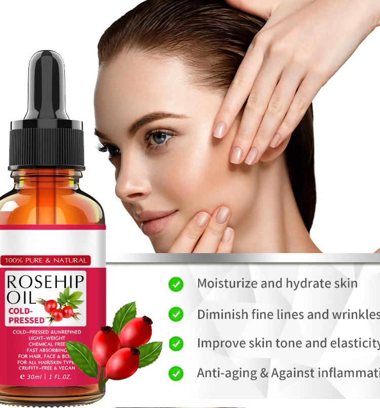 30ml Rosehip Oil Facial Body Massage Oil Shoulder Neck Open Back Massage Moisturizing Skin BB Oil Scraping Oil Essential Oils
30ml Rosehip Oil Facial Body Massage Oil Shoulder Neck Open Back Massage Moisturizing Skin BB Oil Scraping Oil Essential Oils