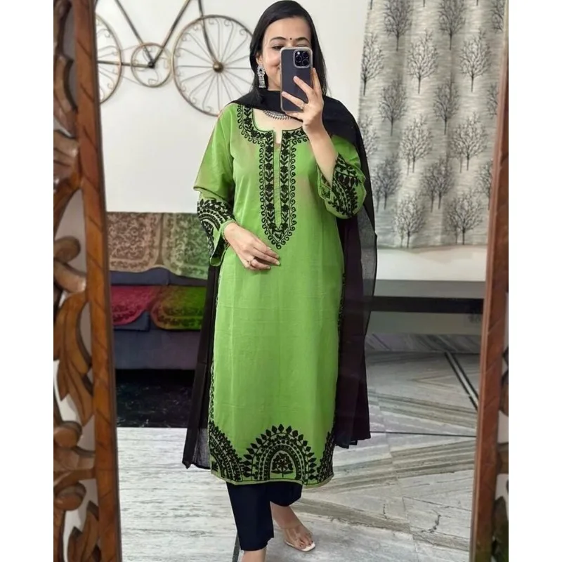 Вечерние одежда Salwar Kameez женские индийские ручной работы Kurti Palazzo Dupatta классические зеленые черные
Вечерние одежда Salwar Kameez женские индийские ручной работы Kurti Palazzo Dupatta классические зеленые черные