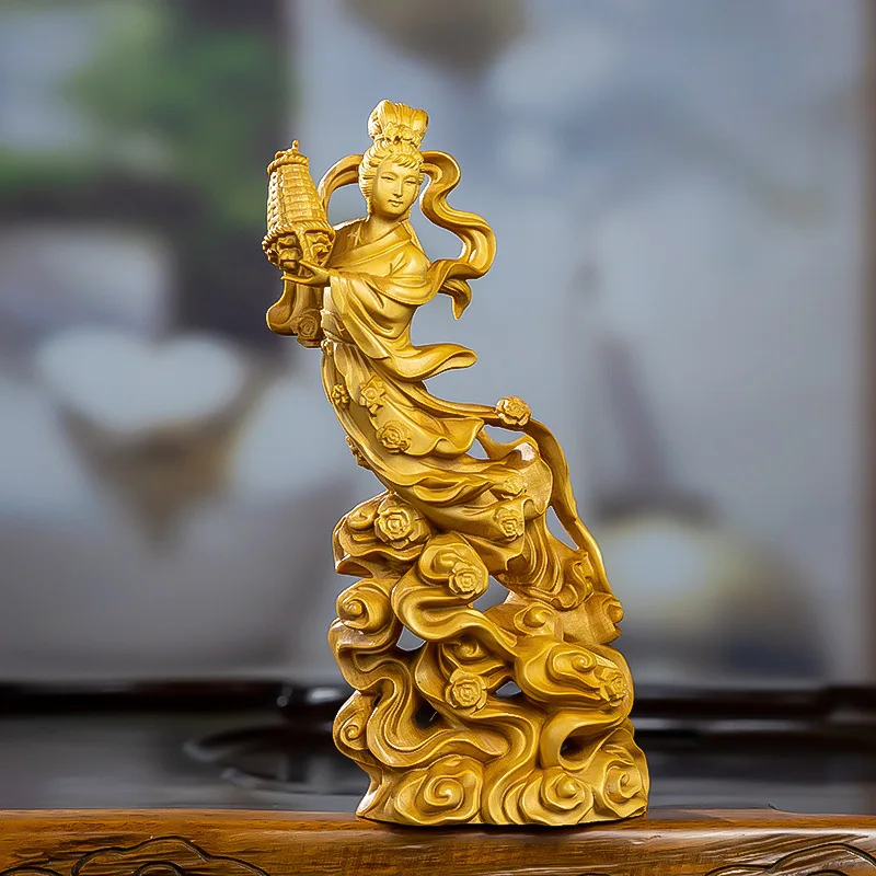 Natural Boxwood Beauty Scattered Flowers Figure Statue Solid Wood Carving Chinese Traditional Art Home Room Office Decorations
Natural Boxwood Beauty Scattered Flowers Figure Statue Solid Wood Carving Chinese Traditional Art Home Room Office Decorations