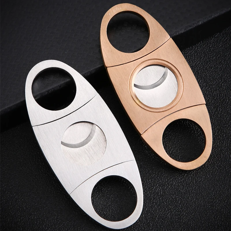 

Classic Cigar Cutter Stainless Steel Cigar Scissors Sharpe Blade Metal Fashion Cigar Tools Smoking Accessories Gifts for Friends