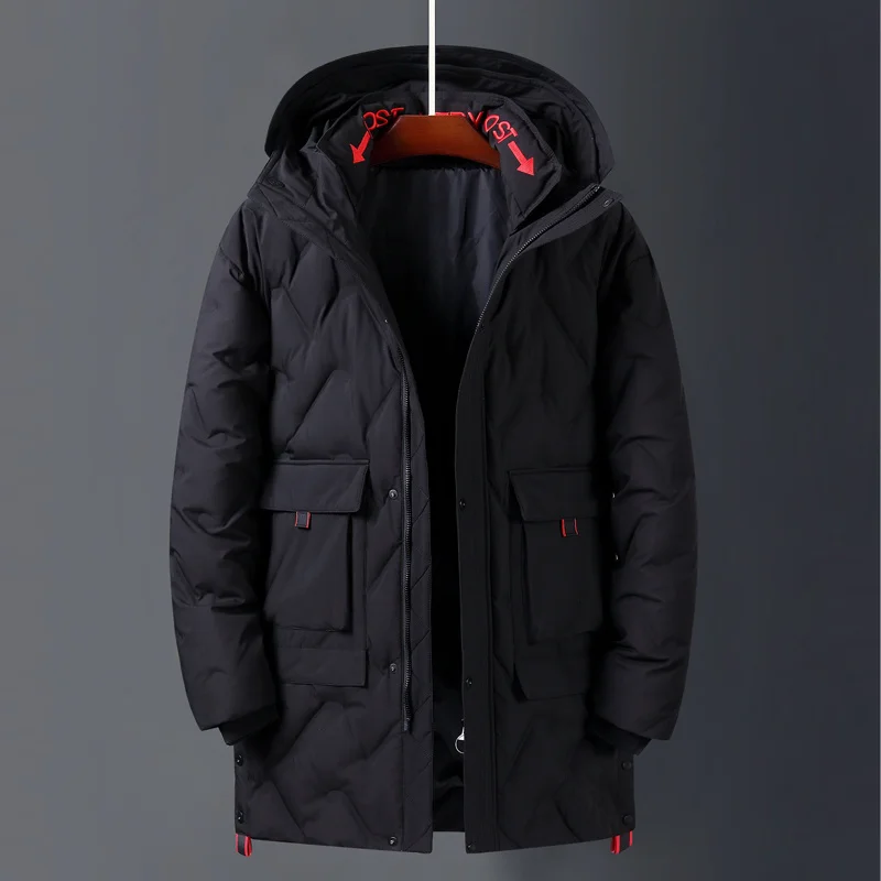 Men's Puffer Jacket 90% White Duck Down Long Parkas Feather Man Waterproof Coats Winter For 
Men's Puffer Jacket 90% White Duck Down Long Parkas Feather Man Waterproof Coats Winter For