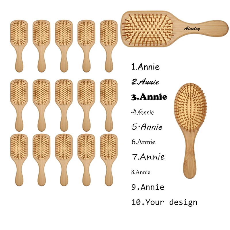 10Pcs Personalized Logo Name Hairbrush Custom Wooden Comb Gift Friends Bridesmaid Wedding Party Guest Bulk Wholesale
10Pcs Personalized Logo Name Hairbrush Custom Wooden Comb Gift Friends Bridesmaid Wedding Party Guest Bulk Wholesale