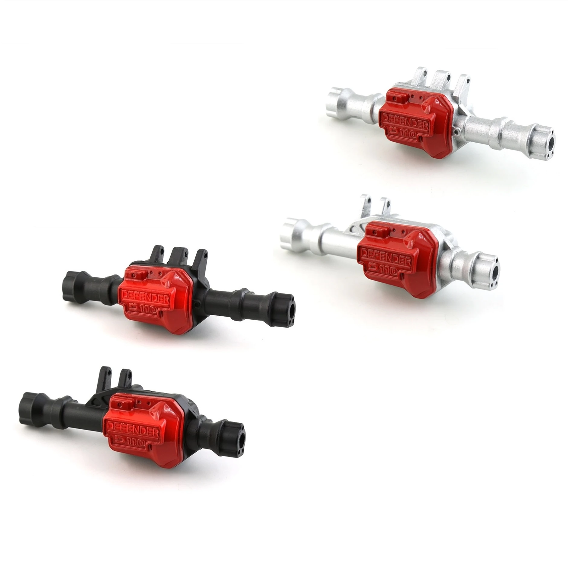 2pcs Metal Front and Rear Axle Housing with Differential Cover 300g for Traxxas TRX4 1/10 RC Crawler Car Upgrade Parts
2pcs Metal Front and Rear Axle Housing with Differential Cover 300g for Traxxas TRX4 1/10 RC Crawler Car Upgrade Parts