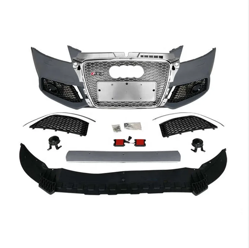 

Front Bumper With honeycomb grill RS3 High quality Car accessories Auto BodyKit PP ABS for A3 S3 8P 2009-2013