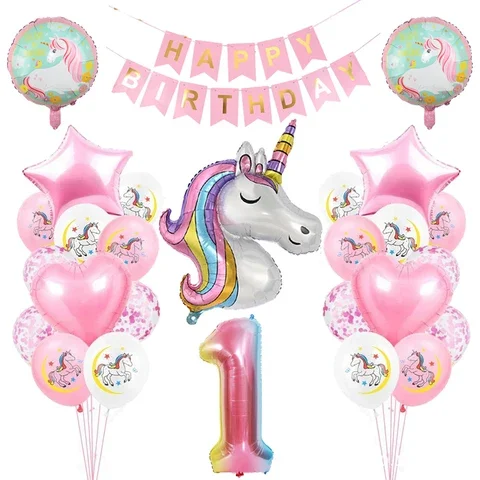Birthday Balloon Decor 28Pcs Rainbow Unicorn Balloon Number Globos for Girls First Birthday Party Decoration 1 2 3 4 5 Years Old
Birthday Balloon Decor 28Pcs Rainbow Unicorn Balloon Number Globos for Girls First Birthday Party Decoration 1 2 3 4 5 Years Old