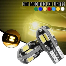 20Pcs T10 LED Bulb 8-5730SMD 12V 2W LED Interior Map Dome Light Side Marker License Plate Signal Lamp Clearance Light Waterproof
20Pcs T10 LED Bulb 8-5730SMD 12V 2W LED Interior Map Dome Light Side Marker License Plate Signal Lamp Clearance Light Waterproof
