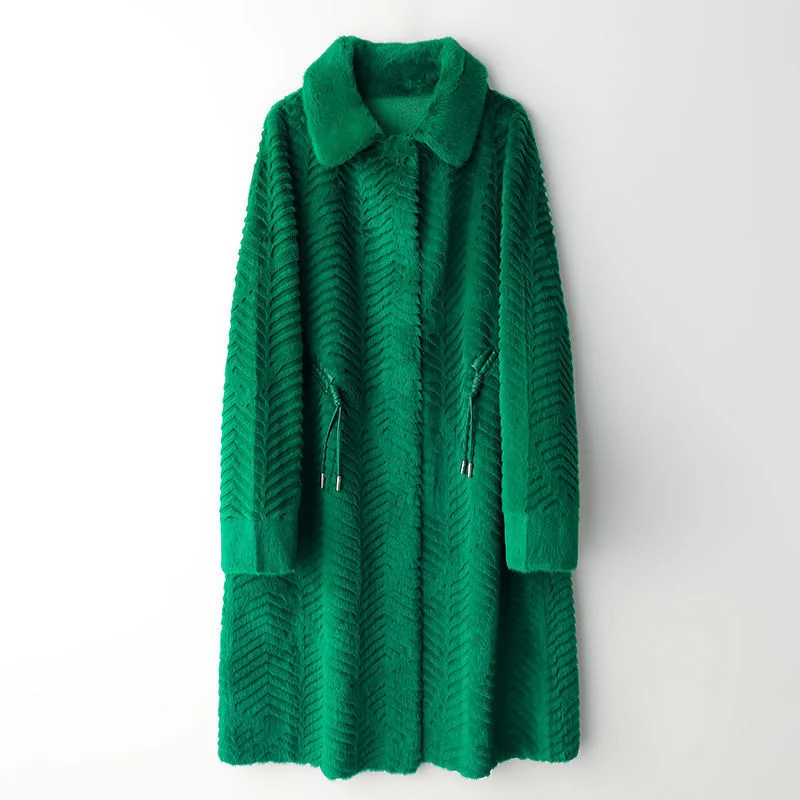 Haining Imitation Mink Gold Mink Coat For Women 2023 Winter New Loose Environmental Protection Fur Coat Solid Color Commute Z444
Haining Imitation Mink Gold Mink Coat For Women 2023 Winter New Loose Environmental Protection Fur Coat Solid Color Commute Z444