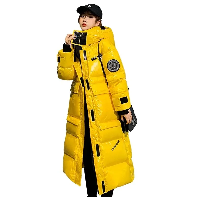 Temperament Down Cottonpadded Jacket Female Korean Version Of Winter Clothes New East Gate And Knee Loose Bread Coat Bright Coat
Temperament Down Cottonpadded Jacket Female Korean Version Of Winter Clothes New East Gate And Knee Loose Bread Coat Bright Coat