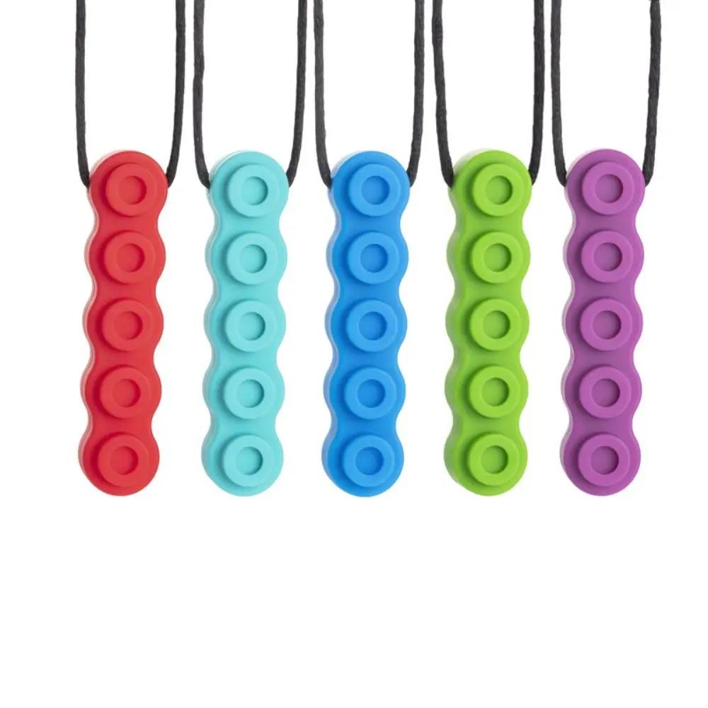 New Boys Silicone Building Blocks Oral Motor Chew Toys For Kids with Teething Chew Necklace Baby Molar Stick
New Boys Silicone Building Blocks Oral Motor Chew Toys For Kids with Teething Chew Necklace Baby Molar Stick