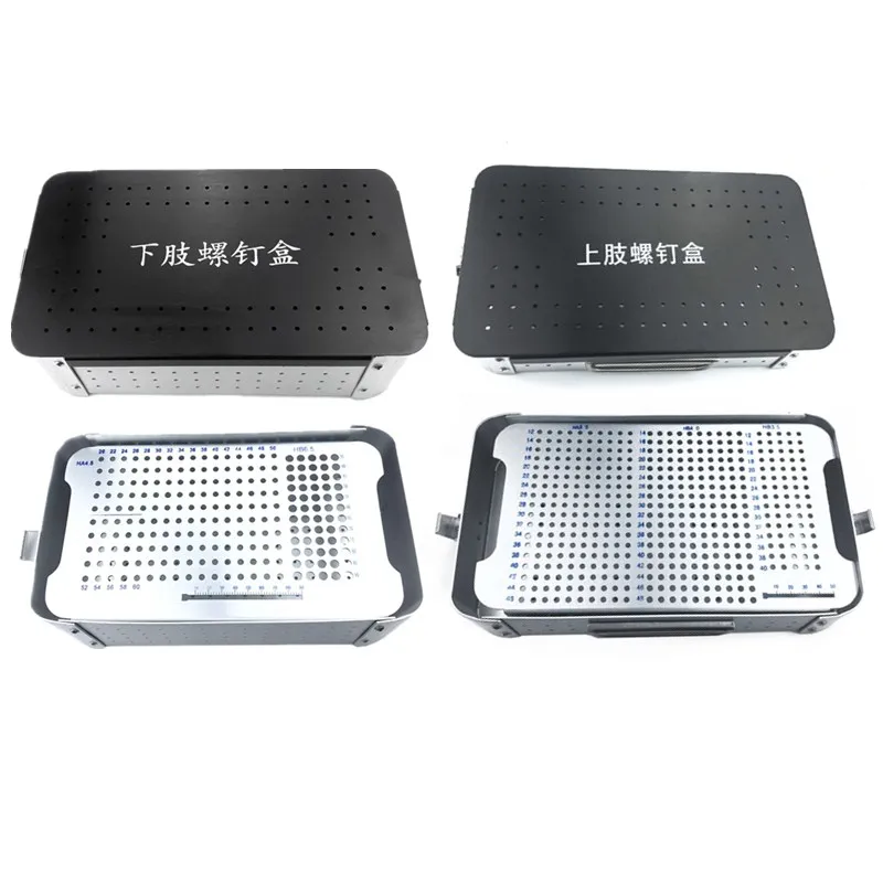 Upper/Lower limb Screws box Bone Screws Case Rack Sterilization box Orthopedics Instruments
Upper/Lower limb Screws box Bone Screws Case Rack Sterilization box Orthopedics Instruments
