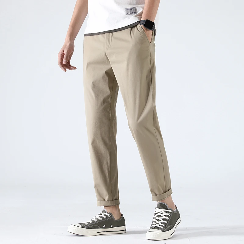 Summer New Solid Color Fashion Elastic Waist Straight Pants Man High Street Casual Button Zipper Ice Silk Fabric Y2K Trousers
Summer New Solid Color Fashion Elastic Waist Straight Pants Man High Street Casual Button Zipper Ice Silk Fabric Y2K Trousers