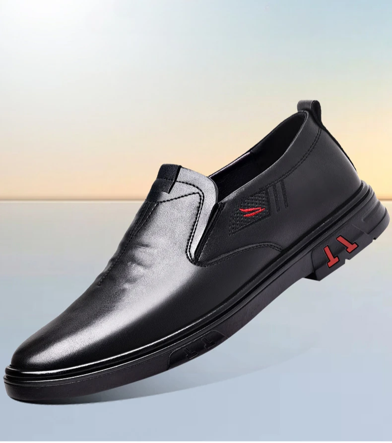 Men's Cow Leather Shoes Genuine Leather Handmade Business shoes Round Toe Casual Loafers Comfortable Man footwear Zapatos Homme Men's Cow Leather Shoes Genuine Leather Handmade Business shoes Round Toe Casual Loafers Comfortable Man footwear Zapatos Homme