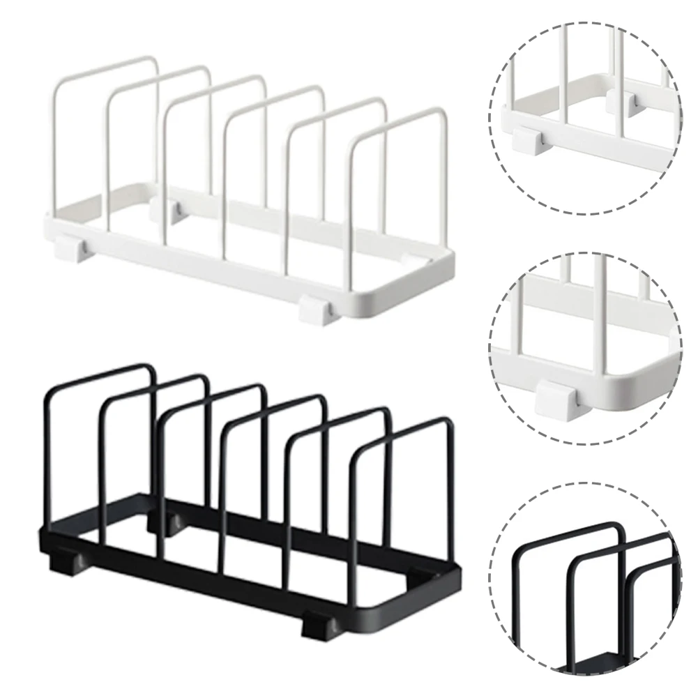 

Kitchen Organizer Pot And Pan Rack Pan Lids Rack Chopping Board Organiser Stand Holder Stainless Steel For Kitchen Accessories