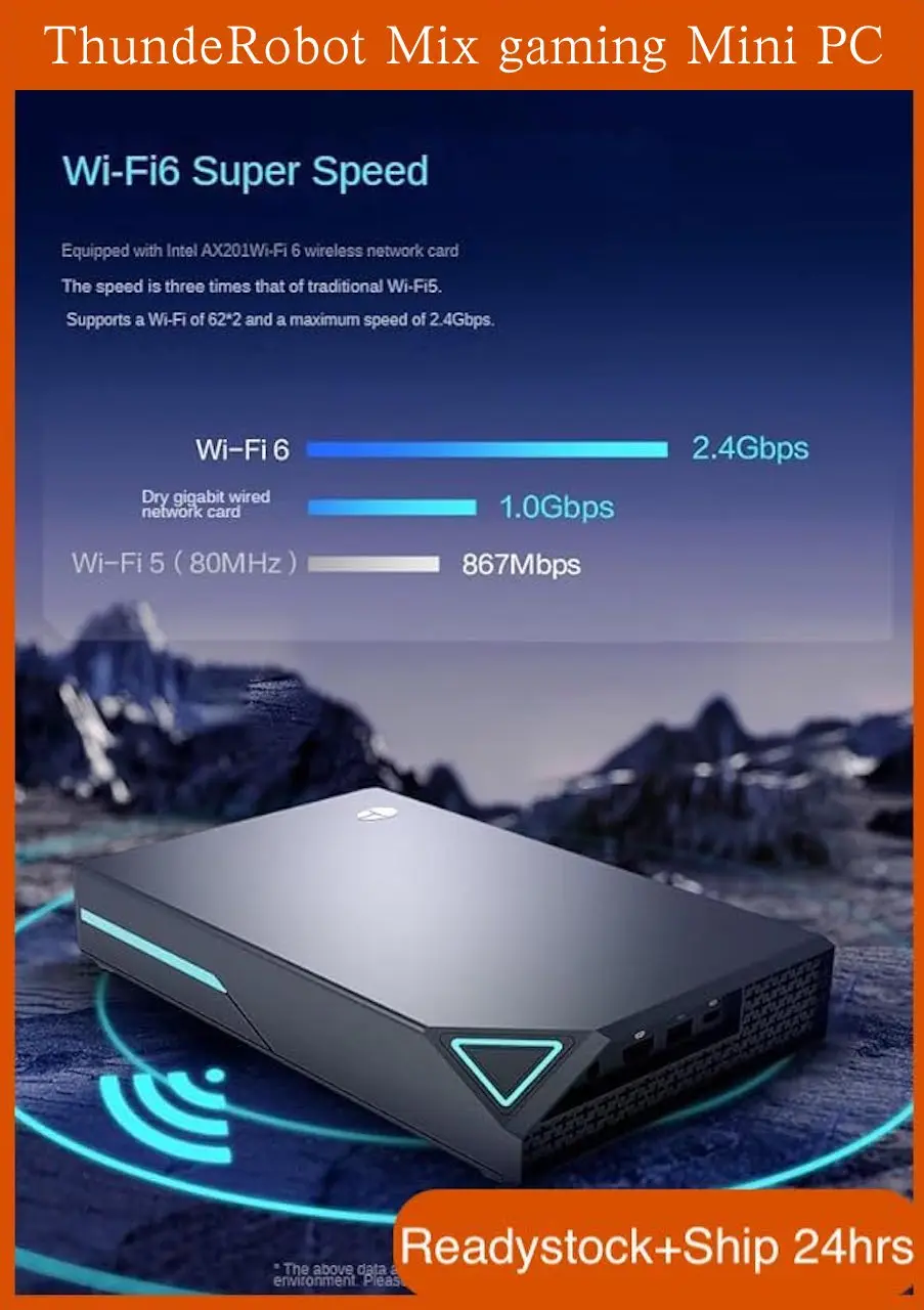 

Cheaper WIFI6 Super Speed 13th Gen Intel Core i9-13900H RTX4060/RTX4070 ThundeRobot Mix gaming Mini PC 8GB GDDR 6 with Docking