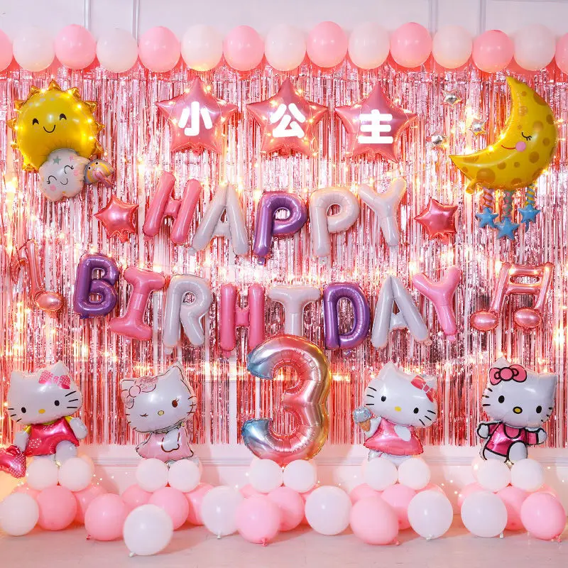 Sanrioed Balloon Hello Kitty Anime Figure Aluminum Foil Birthday Party Banquet Room Background Wall Decorate Cartoon Child Gift
Sanrioed Balloon Hello Kitty Anime Figure Aluminum Foil Birthday Party Banquet Room Background Wall Decorate Cartoon Child Gift