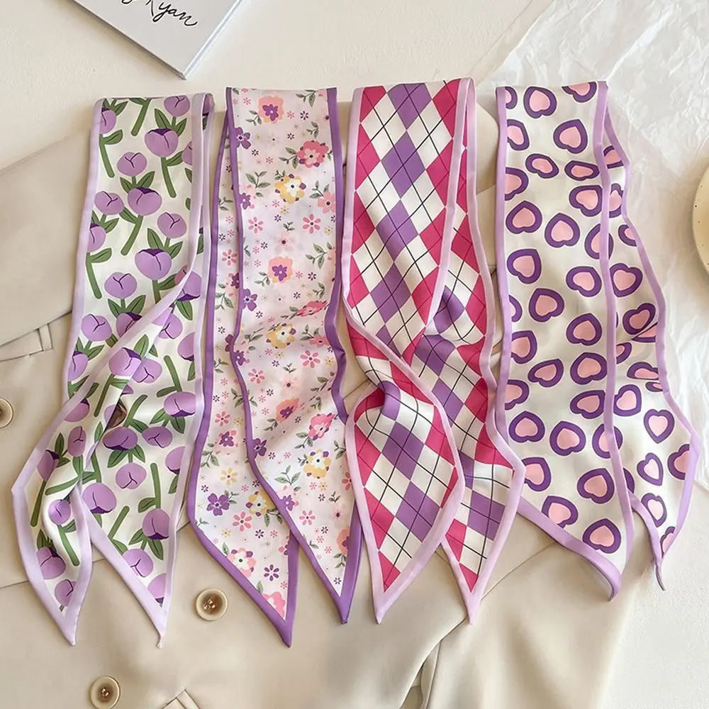 Hair Bands Heart Grid Headband Sweet Neck Scarf Ins Long Scarf Women Hair Ribbon Floral Satin Silk Scarf Flower Printed Scarf
Hair Bands Heart Grid Headband Sweet Neck Scarf Ins Long Scarf Women Hair Ribbon Floral Satin Silk Scarf Flower Printed Scarf