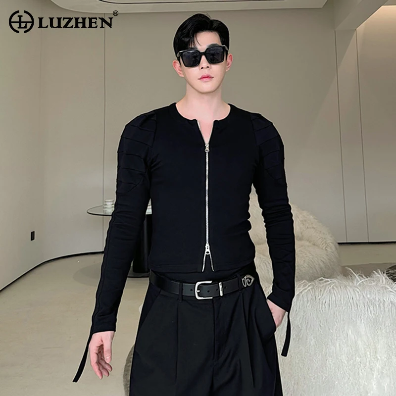 LUZHEN дизайн с двойной молнией модные футболки с длинным рукавом стильные элегантные мужские уличные Топы корейские отзывы много одежды LZ2857
LUZHEN дизайн с двойной молнией модные футболки с длинным рукавом стильные элегантные мужские уличные Топы корейские отзывы много одежды LZ2857