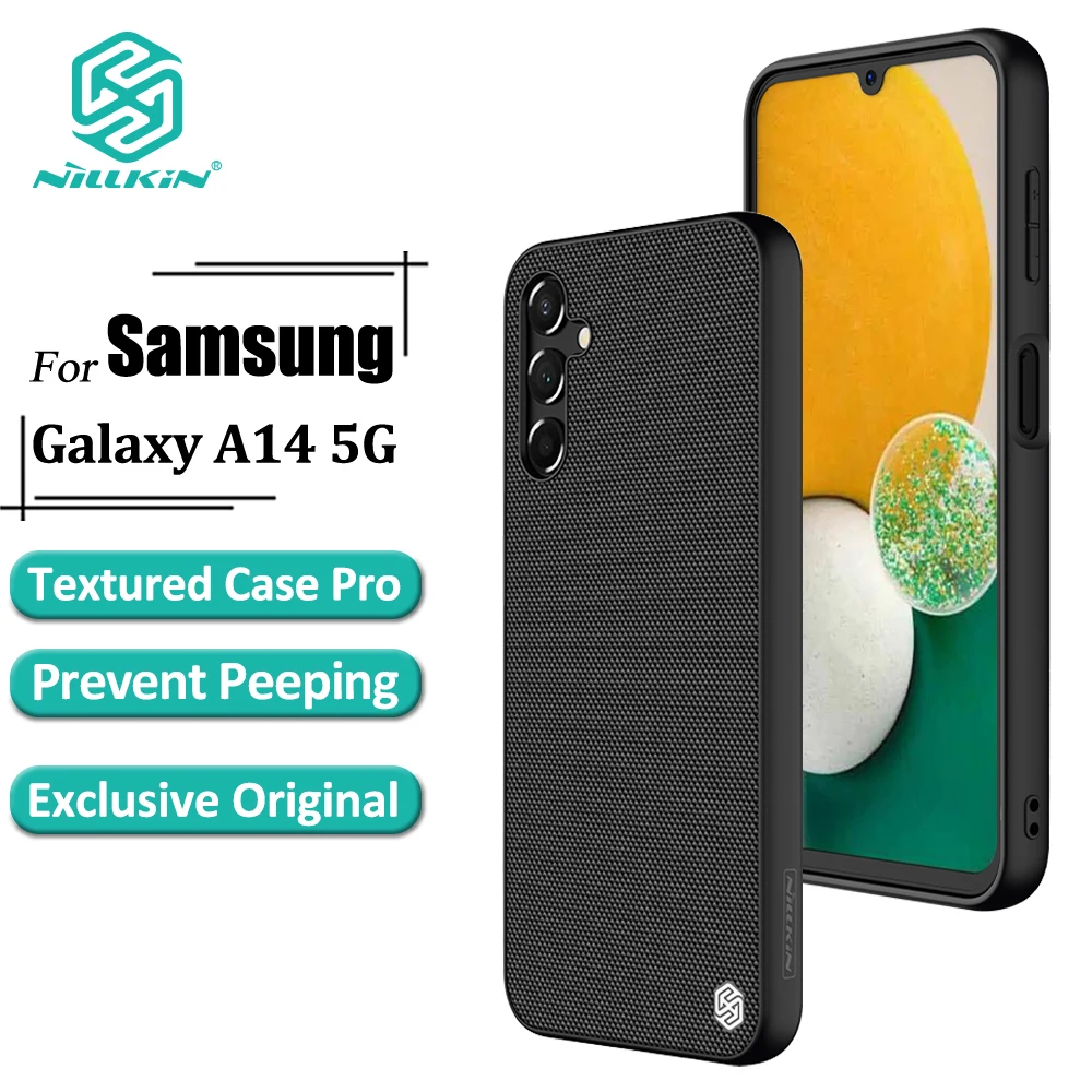 

Nillkin for Samsung Galaxy A14 5G Case Textured Cases, Luxury TPU+PC Durable Non-slip Back Cover