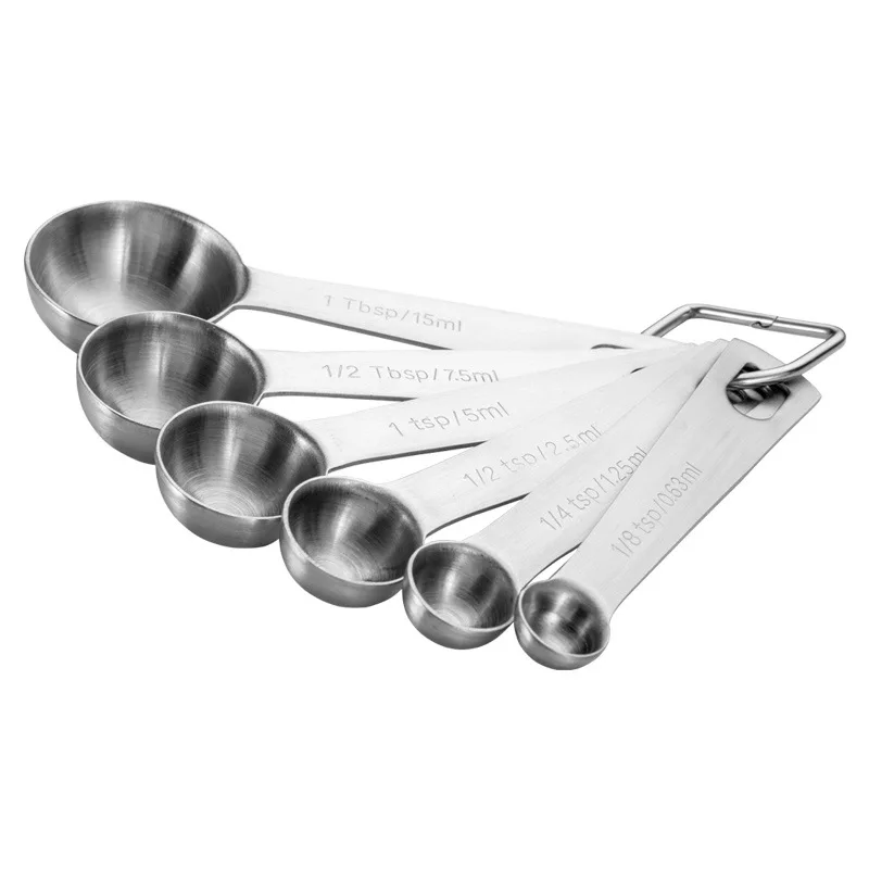 Kitchen Appliances Stainless Steel Kitchen Multipurpos Spoons Set Measuring Cup Tools Baking Accessories 6 Units
Kitchen Appliances Stainless Steel Kitchen Multipurpos Spoons Set Measuring Cup Tools Baking Accessories 6 Units