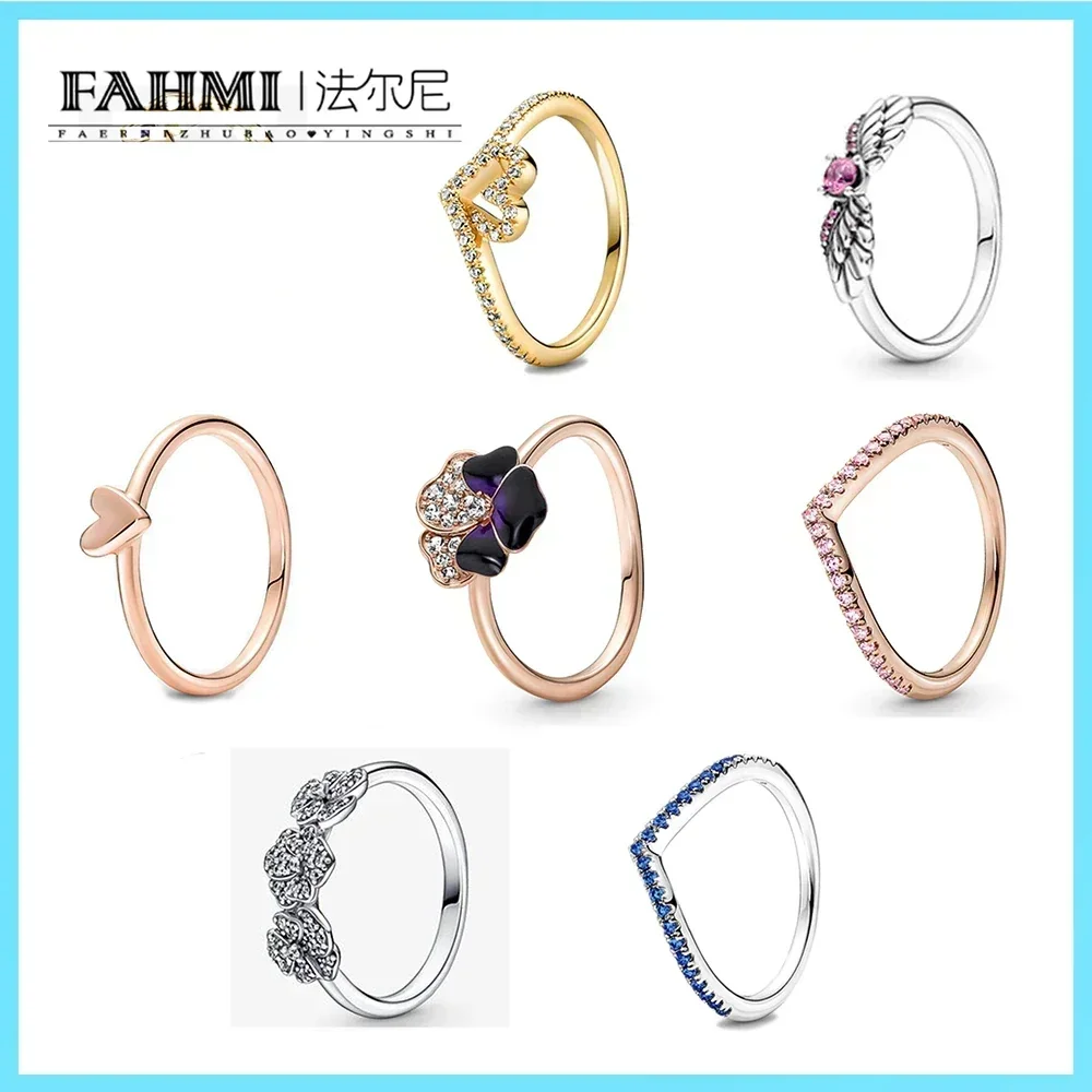 Fahmi Jewelry 100% S925 Sterling Silver Timeless Wish Sparkling Heart Deep Purple Pansy Flower Timeless Wish Sparkling Ring
Fahmi Jewelry 100% S925 Sterling Silver Timeless Wish Sparkling Heart Deep Purple Pansy Flower Timeless Wish Sparkling Ring