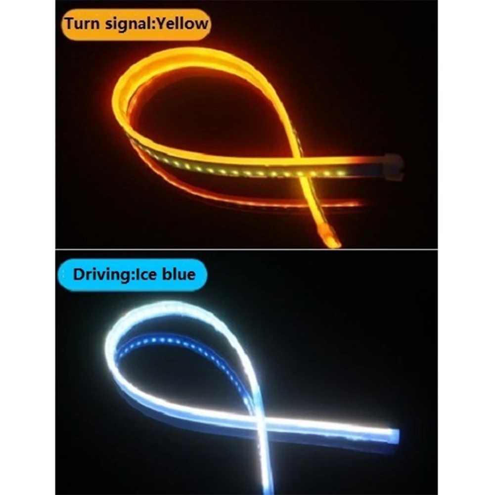 Automobile LED Ultra-thin Daytime Running Light Two-color Integrated Turn Signal Decorative Car Light 12V Two-color Integrated
Automobile LED Ultra-thin Daytime Running Light Two-color Integrated Turn Signal Decorative Car Light 12V Two-color Integrated