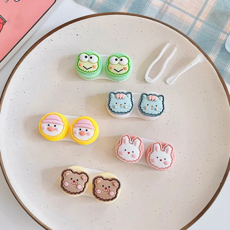 Contact Lens Case Portable Cosmetic Contact Lense Box Cartoon Animal Female Cute Japanese Style Small Storage Lens Box
Contact Lens Case Portable Cosmetic Contact Lense Box Cartoon Animal Female Cute Japanese Style Small Storage Lens Box