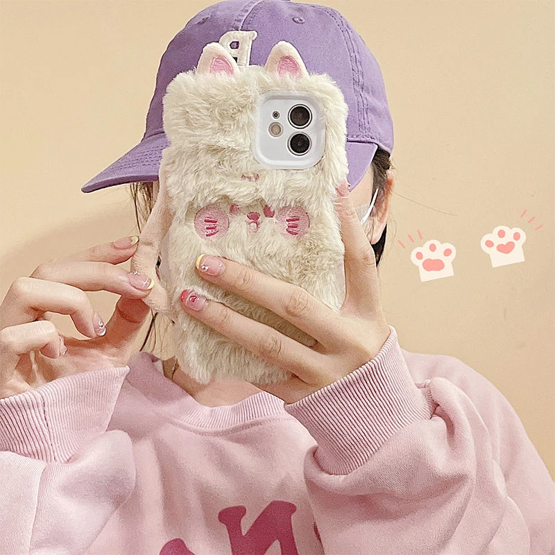 Kawaii Cat Anime Cartoon Fur Phone Case for Iphone 15 14 Pro Max Cases for Iphone 13 12 Pro Cute Anti Slip Shockproof Back Cover
Kawaii Cat Anime Cartoon Fur Phone Case for Iphone 15 14 Pro Max Cases for Iphone 13 12 Pro Cute Anti Slip Shockproof Back Cover