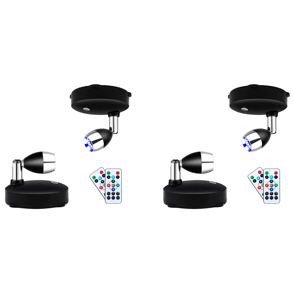 Wireless Spotlight Battery Operated Accent Lights Dimmable LED Spotlights with Remote Rotatable Wall Light (4 Pack)
Wireless Spotlight Battery Operated Accent Lights Dimmable LED Spotlights with Remote Rotatable Wall Light (4 Pack)