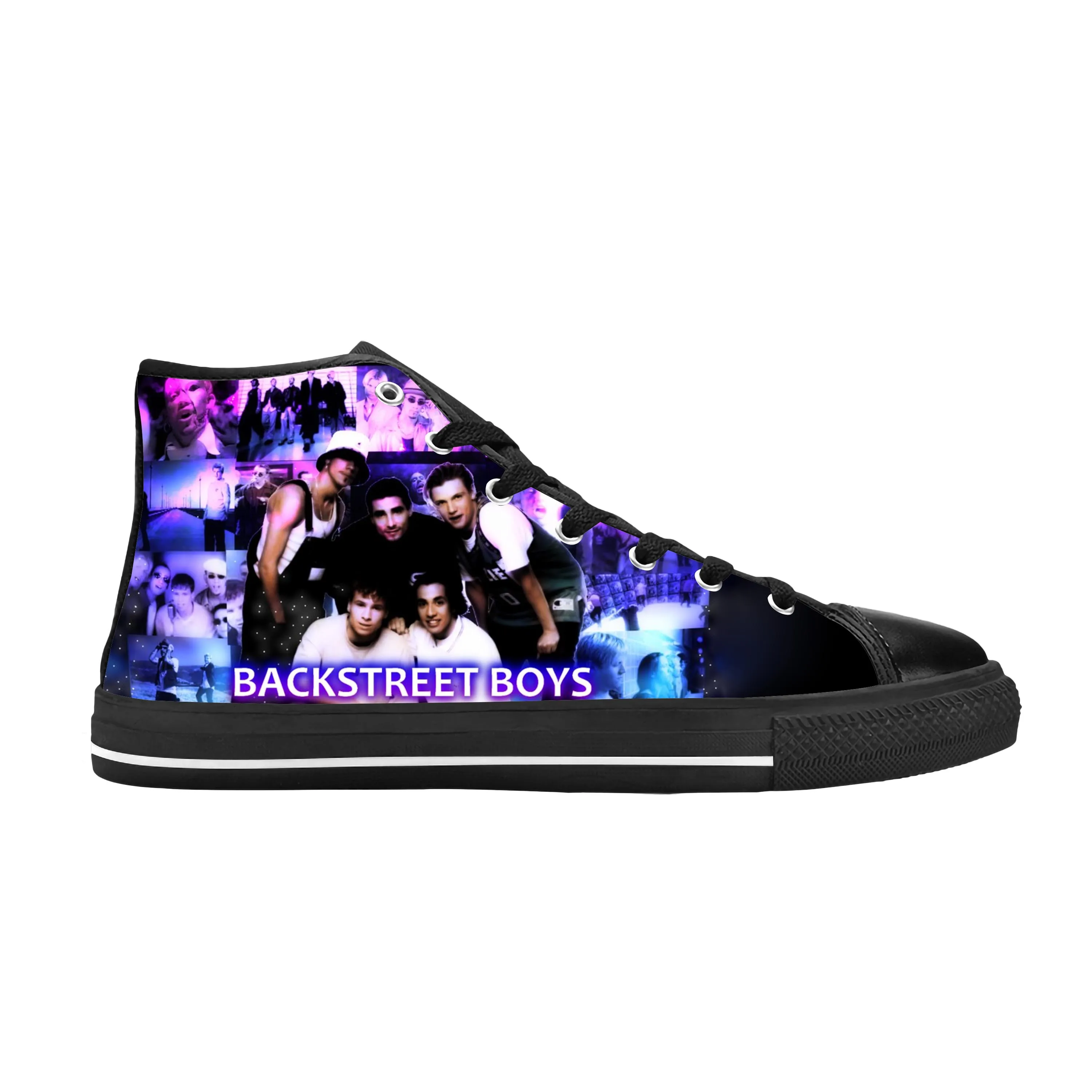 

Backstreet Boys Pop Rock Band Music Singer Funny Casual Cloth Shoes High Top Comfortable Breathable 3D Print Men Women Sneakers