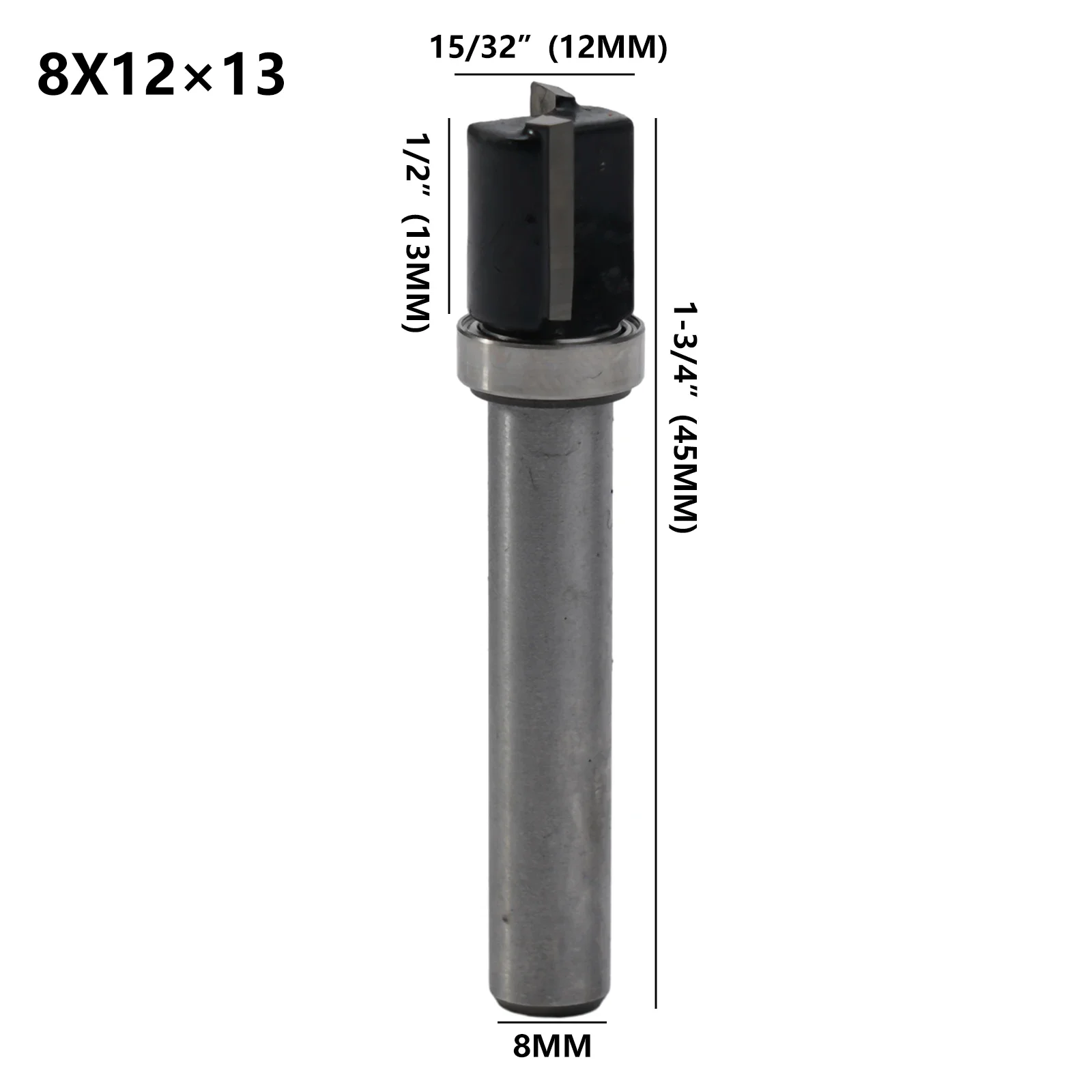 Exquisite Router Bit Router Bit 1pc 8mm 8x12x13/20/25mm Milling Cutter Shank Flush Trim Router Bit Woodworking
Exquisite Router Bit Router Bit 1pc 8mm 8x12x13/20/25mm Milling Cutter Shank Flush Trim Router Bit Woodworking