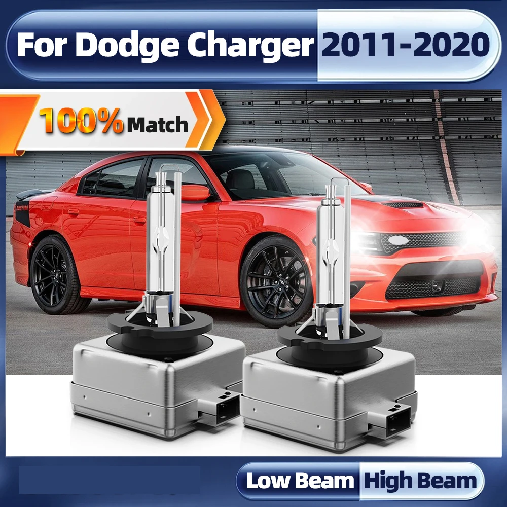 

12V 35W Xenon HID Headlight Bulbs 6000K D3S HID Xenon Auto Light Bulb For Dodge Charger 2011-2014 2015 2016 2017 2018 2019 2020
