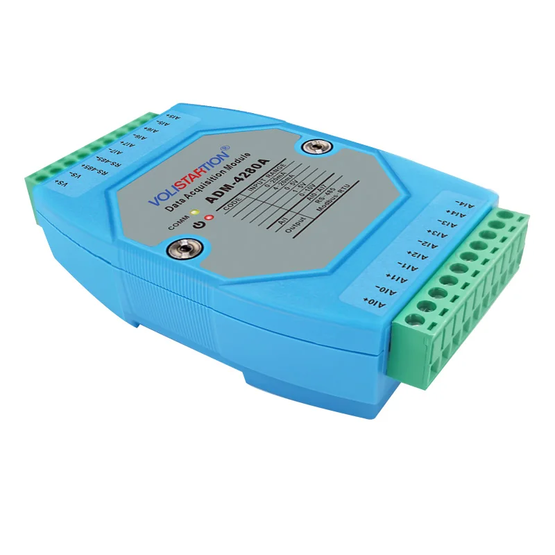 ADM-4280A 8 каналов 0/4 ~ 20 мА 0 ~ 5 в 1 ~ 5 в 0 ~ 10 в аналоговый модуль сбора данных Modbus
ADM-4280A 8 каналов 0/4 ~ 20 мА 0 ~ 5 в 1 ~ 5 в 0 ~ 10 в аналоговый модуль сбора данных Modbus