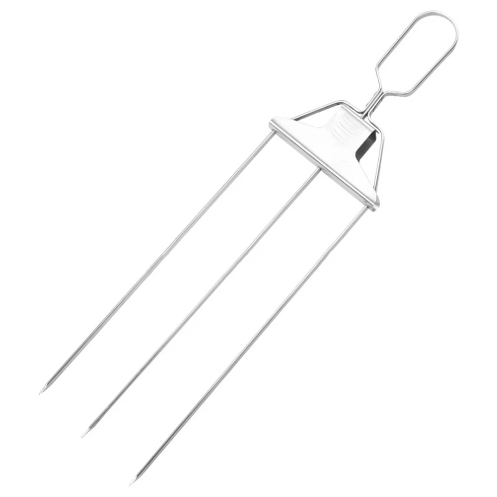 Durable High Quality Practical Useful Brand New Skewers Tool BBQ Barbecue Fork 3-Prong For Grilling Grill Skewers
Durable High Quality Practical Useful Brand New Skewers Tool BBQ Barbecue Fork 3-Prong For Grilling Grill Skewers