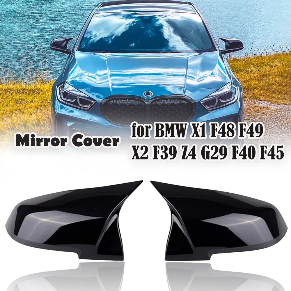 One Pair Car Door Side Rearview Side Mirror Cover Caps for BMW X1 F48 X2 F39 F40 F53 F44 Z4 G39 Carbon Fiber Black Mirror Shell
One Pair Car Door Side Rearview Side Mirror Cover Caps for BMW X1 F48 X2 F39 F40 F53 F44 Z4 G39 Carbon Fiber Black Mirror Shell