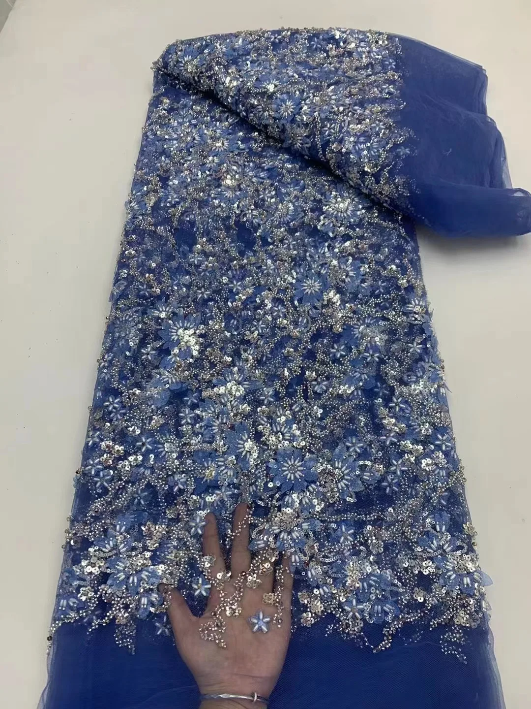 African Sequins Beaded Lace Fabrics 2023 High Quality Sequence Embroidery French Nigerian Lace Fabric For Wedding Sewing
African Sequins Beaded Lace Fabrics 2023 High Quality Sequence Embroidery French Nigerian Lace Fabric For Wedding Sewing