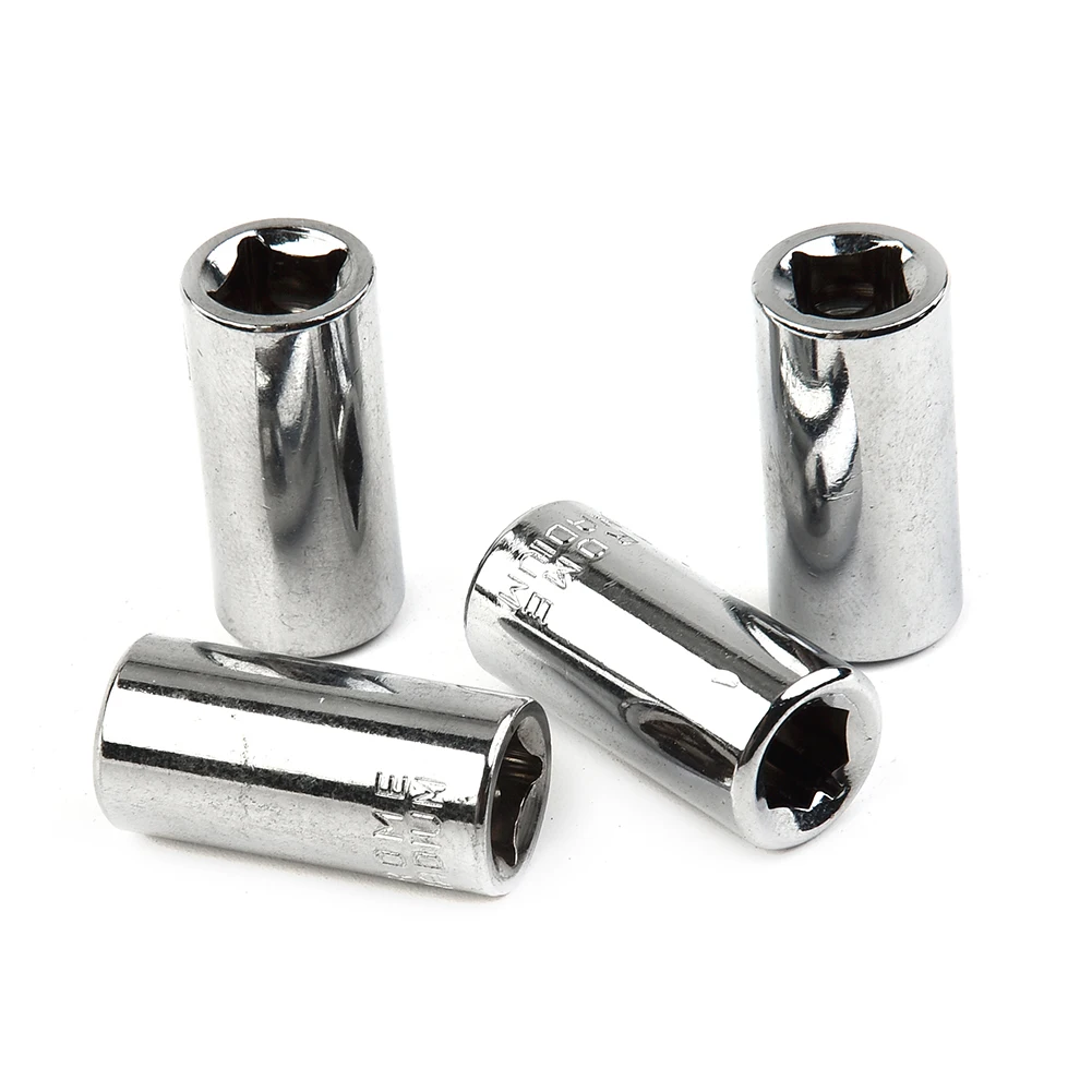 4pcs Bit Sleeve Adapter 1/4" Square Drive To 1/4" Hex Socket Bits Socket Wrenches Crewdriver Bit Step Drill Chamfer Converter
4pcs Bit Sleeve Adapter 1/4" Square Drive To 1/4" Hex Socket Bits Socket Wrenches Crewdriver Bit Step Drill Chamfer Converter