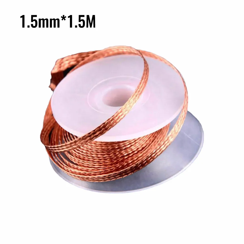 1.5Meter/3Meter Length Welding Wire Desoldering Solder Accessories Welding Wire Soldering Copper Wire 3.5/3/2.5/2/1.5mm
1.5Meter/3Meter Length Welding Wire Desoldering Solder Accessories Welding Wire Soldering Copper Wire 3.5/3/2.5/2/1.5mm