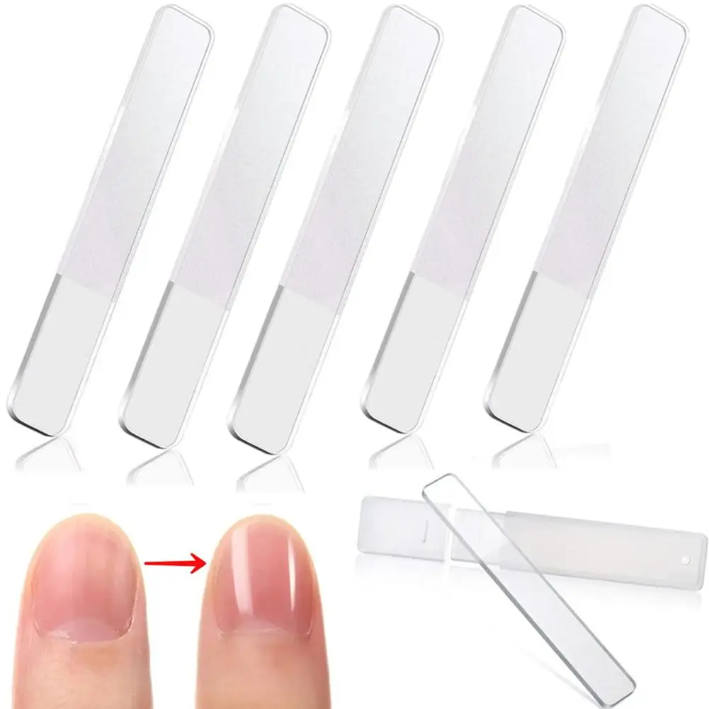 3/5Pcs Nano Glass Nail File Buffing Natural Nail Files Crystal Nail Shiner Buffer Polisher Clear Art Manicure For Natural Nails
3/5Pcs Nano Glass Nail File Buffing Natural Nail Files Crystal Nail Shiner Buffer Polisher Clear Art Manicure For Natural Nails